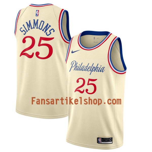 NBA Philadelphia 76ers Trikot Ben Simmons 25 Nike 2019-2020 City Edition Swingman - Herren